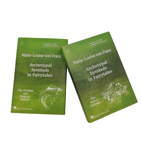 Archetypal Symbols in Fairytales Vol 1 2 Chiron Publications Psychology 2pc Lot